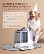 Solis Groom Max 7-in-1 — full at-home grooming setup for a thick double coat