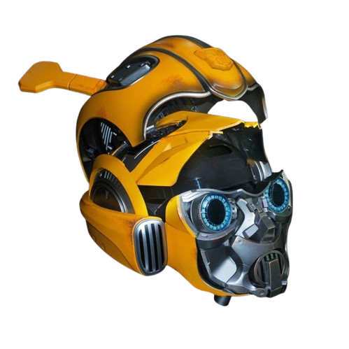 Solis Sentinel Scout Helmet — profile view, faceplate open