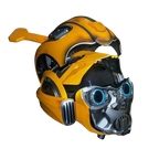 Solis Sentinel Scout Helmet — profile view, faceplate open