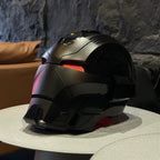 Solis Aegis MK-XVII helmet in Dark Edition — three-quarter view
