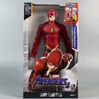 The Flash light and sound PVC collectible figure in display packaging