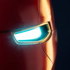 Solis Aegis MK-V Collector Helmet — Macro of the illuminated eye slit