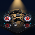 👁️ Solis Iris Animated Devil Eye Headlights — Set of 2 — Solis Fortune studio shot 1