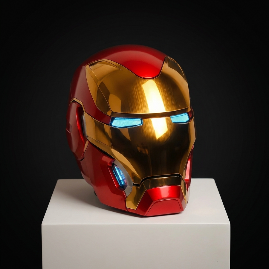 Solis Aegis MK-L Collector Helmet — on a white display block