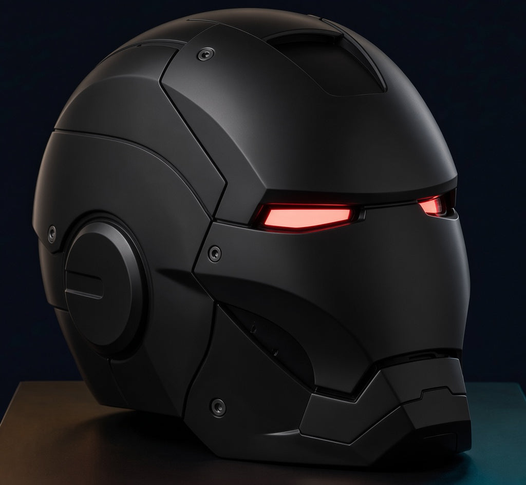 Solis Aegis MK-V in the matte Dark Edition finish, eyes lit red