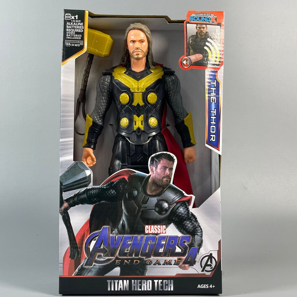 Thor - Battle Armor light and sound PVC collectible figure in display packaging