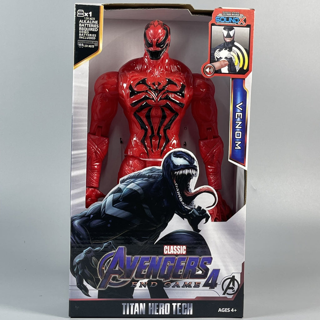 Carnage light and sound PVC collectible figure in display packaging