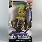 Groot light and sound PVC collectible figure in display packaging