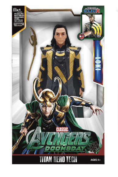 Loki - Classic light and sound PVC collectible figure in display packaging