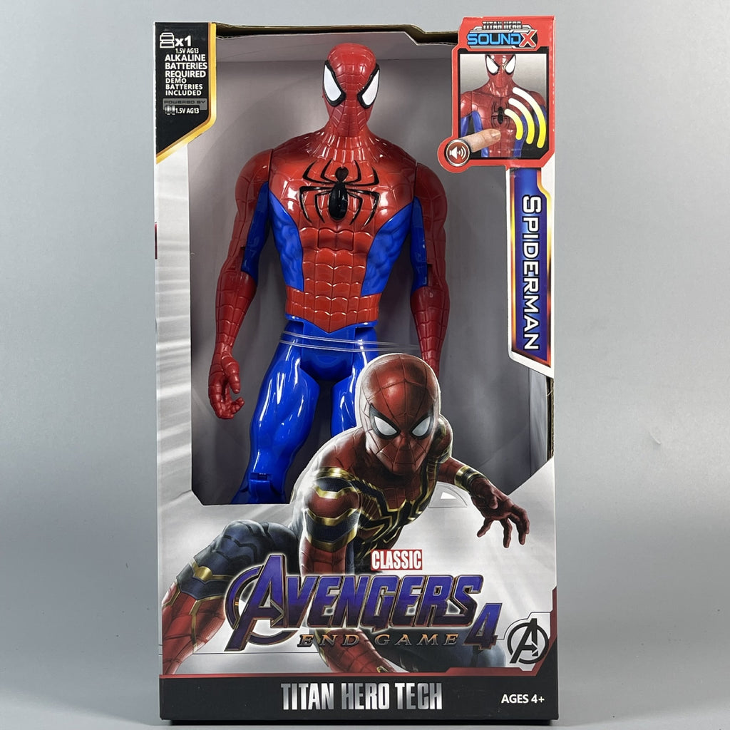 Spider-Man - Classic light and sound PVC collectible figure in display packaging