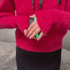 Solis Ember hand warmers heating up, digital display lit