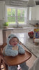 Baby blue at breakfast