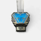 Solis Aegis Display Stand with its blue-lit reactor base and nameplate