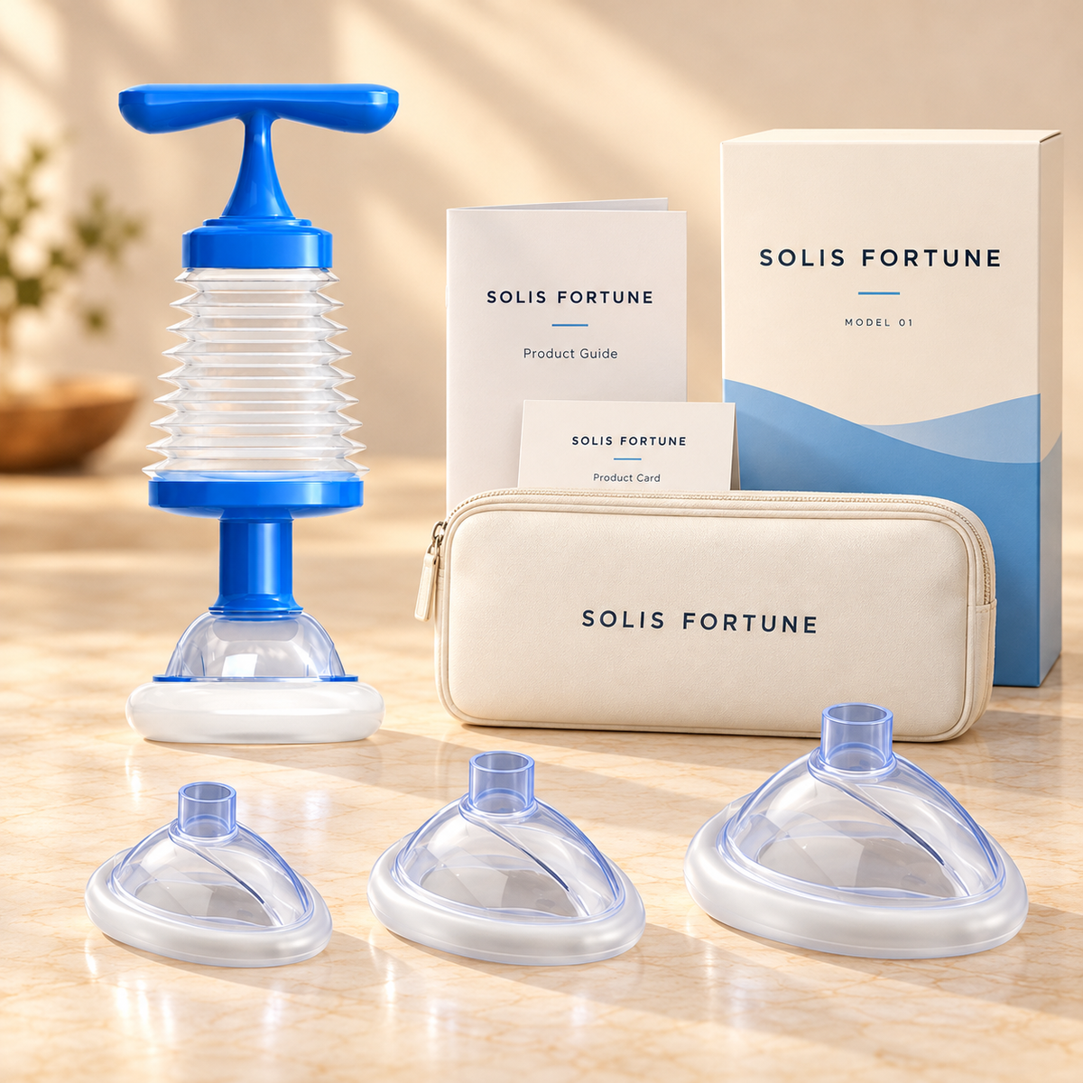 Solis Airway model 1 t handle blue kit