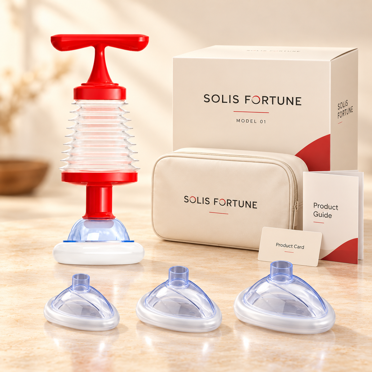 Solis Airway model 1 t handle red kit