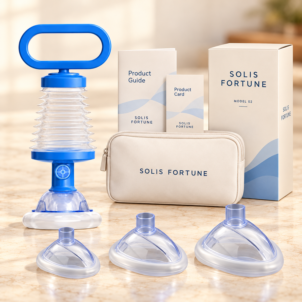 Solis Airway model 2 oval handle blue kit