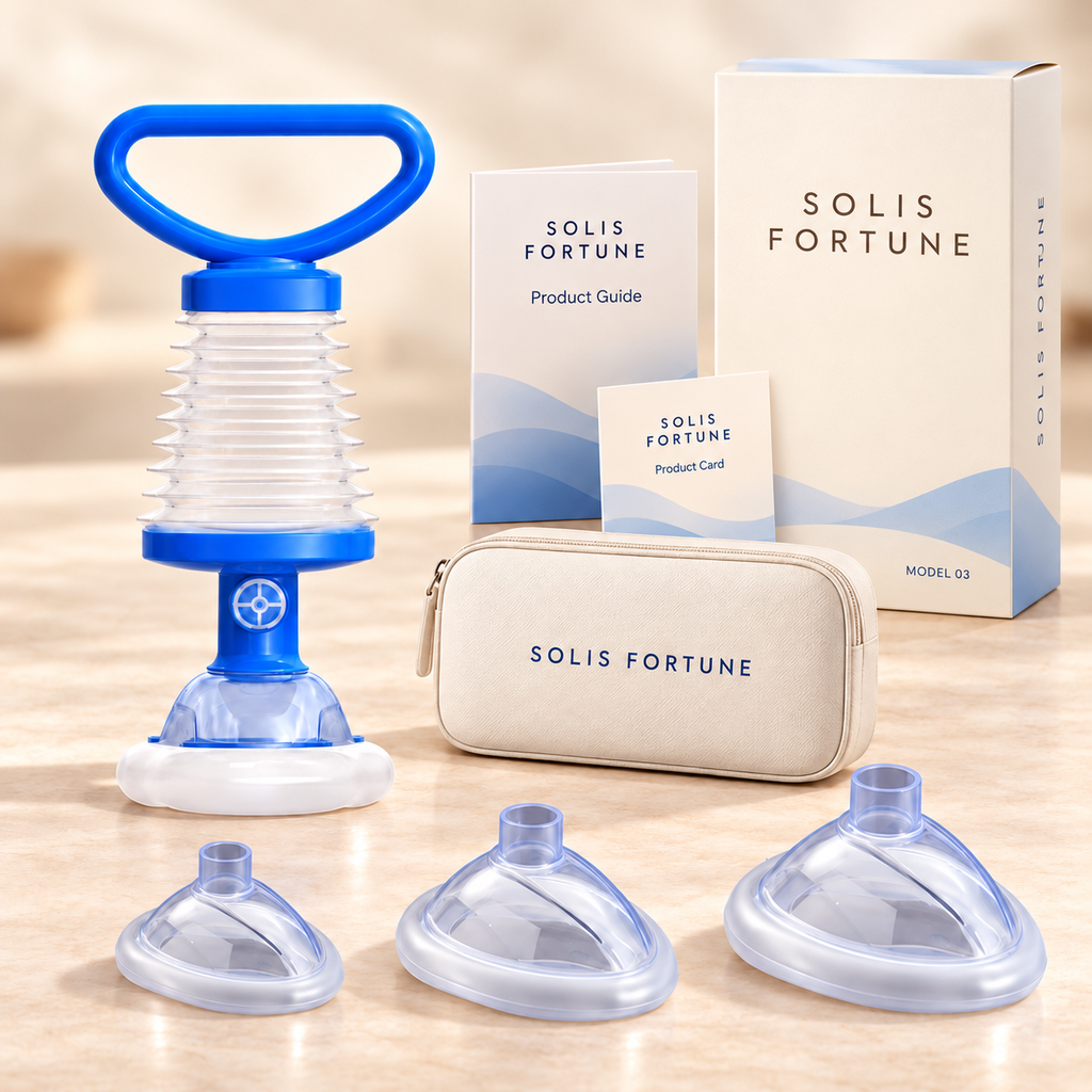 Solis Airway model 3 d handle blue kit