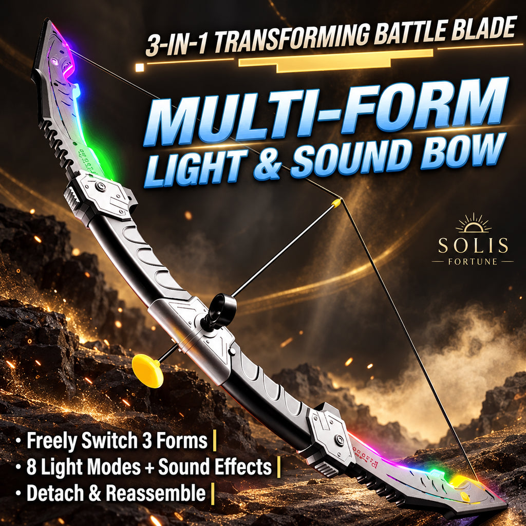 Solis Arcfang — 3-in-1 transforming light and sound bow with 8 light modes