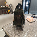 Solis Armory — Doctor Doom action figure with fabric cape, front view