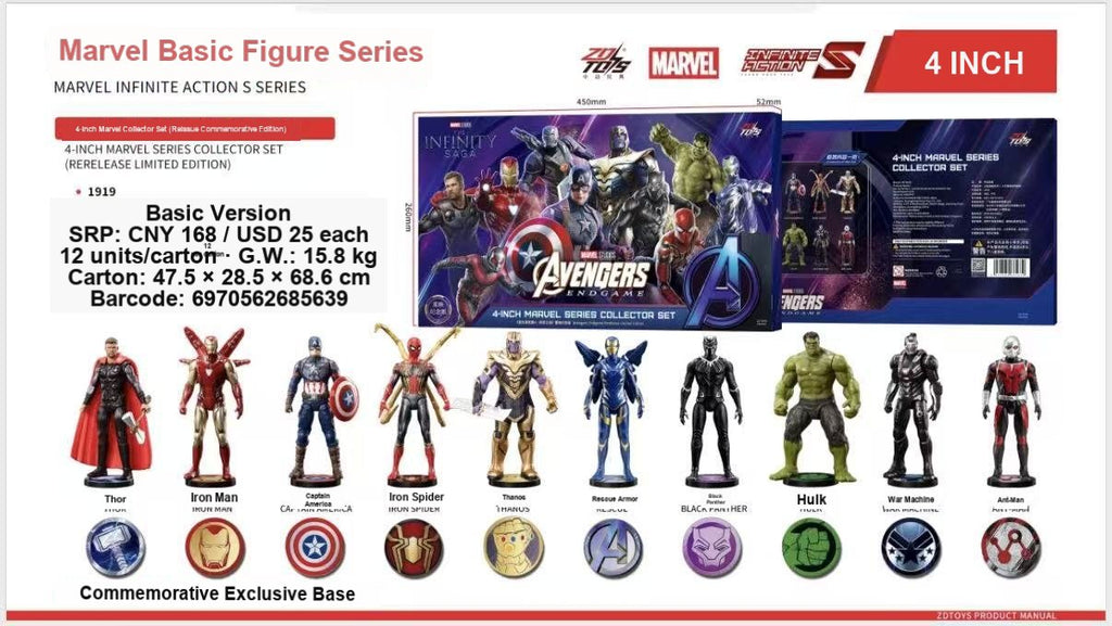 Solis Armory — 4-inch Marvel figure set