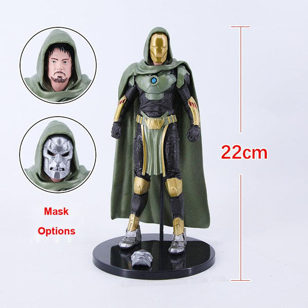 Solis Armory — Doctor-Doom-Statue mit austauschbaren Maskenteilen