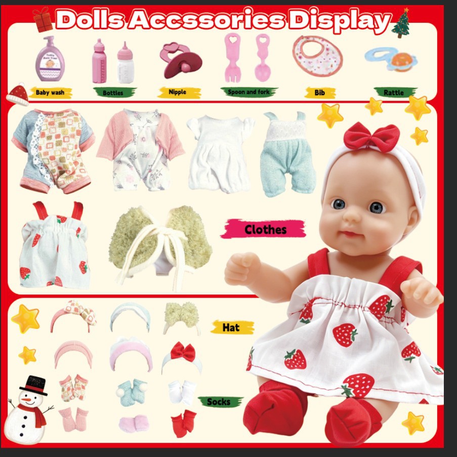 Baby Doll Accessories Advent Calendar — Solis Baby Doll, full set