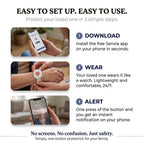 Solis Beacon — how to set up the SOS bracelet in three steps: download the app, wear, alert
