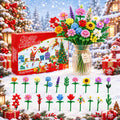 Flower Bouquet Building Blocks Advent Calendar — Solis Bloom, full set
