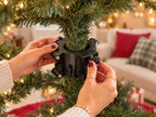 Solis Branchline — adjustable mount clamped around the trunk of the Christmas tree