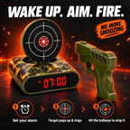 Solis Bullseye — set the alarm, the target pops up and rings, hit the bullseye to stop it
