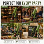 Solis Cap Popper — beer bottle opener mortar at a home bar, game night, BBQ and as a gift