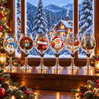 Solis Noel Toast — stack of Christmas wine glass gift boxes