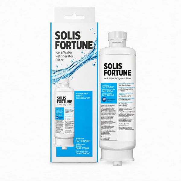 Solis Clearflow S — Solis Clearflow S refrigerator water filter compatible with Samsung DA97-17376B, 1 pack