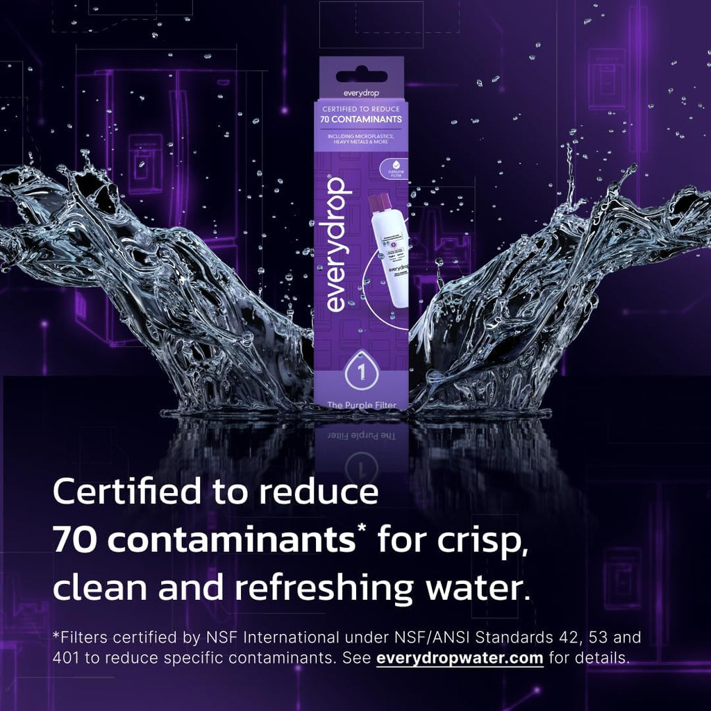 Solis Clearflow W — Filter 1 compatible refrigerator water filter for crisp, clean water and ice