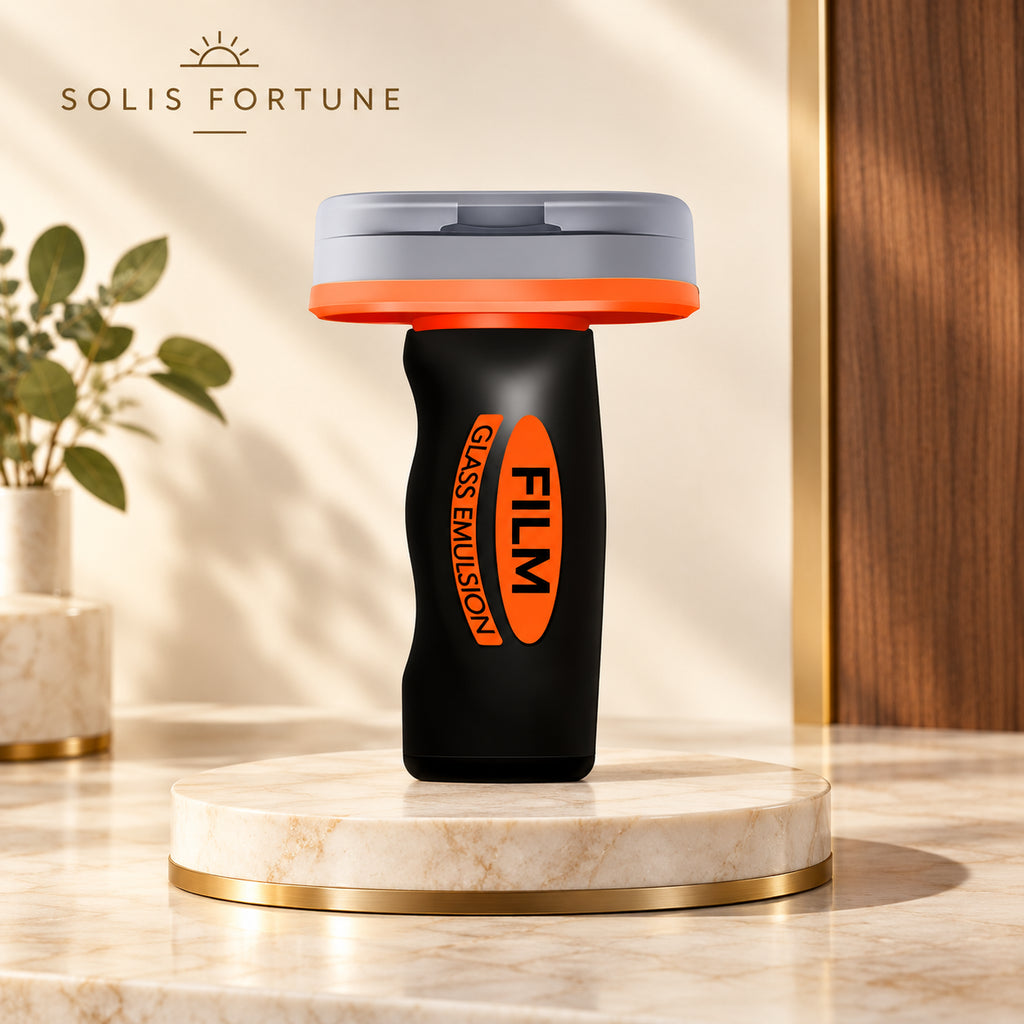 Solis Clearpass — 2-in-1 car glass oil film remover bottle with felt applicator