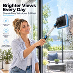 Solis ClearSweep — using the cleaner on a large window at home