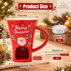 Solis Cocoa Melt — size: 12.5 cm tall, 10 cm across, 200 ml, 4 tea lights, 13 cm fork