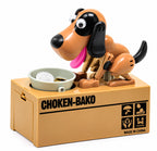 Solis Coin Critters — brown and black dog coin bank