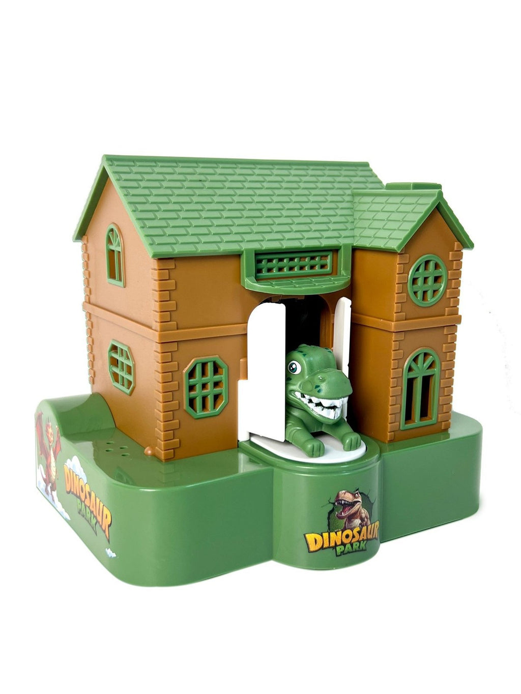 Solis Coin Critters — Lucky Dog House, Green: coin bank
