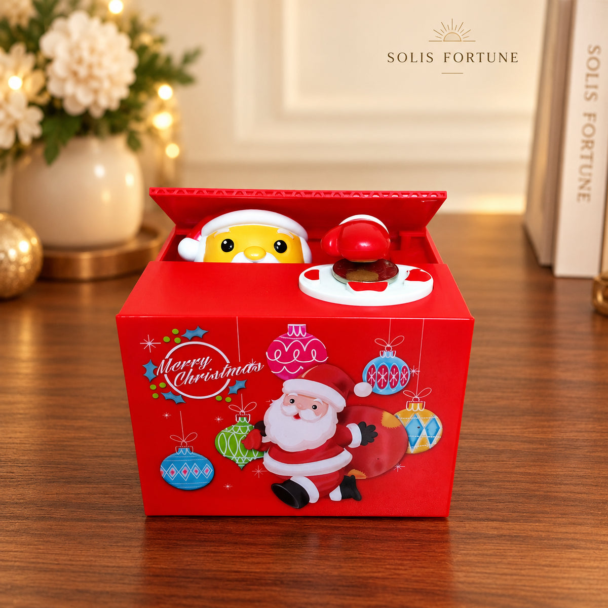 Solis Coin Critters — Santa Claus: coin bank