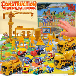 Construction Vehicles Advent Calendar — Solis Construction Crew, full set