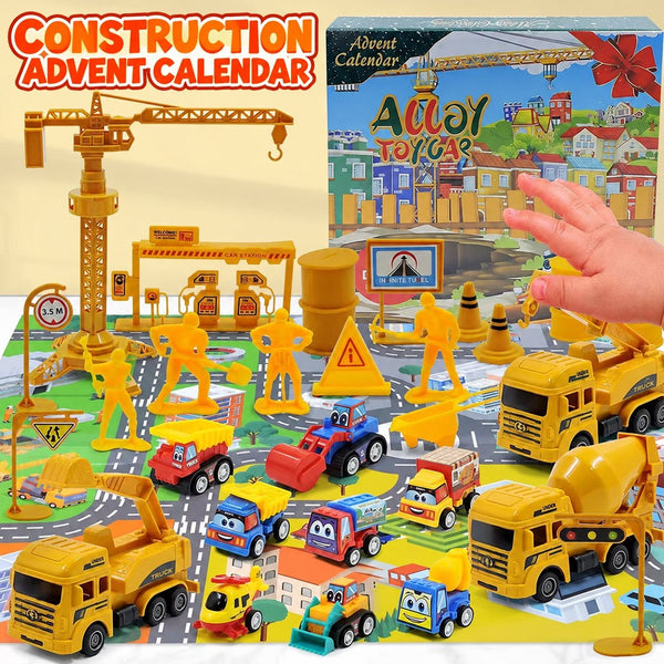 Calendrier de l'Avent engins de chantier — Solis Construction Crew, coffret complet