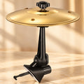Solis Crash — gold car crash cymbal with its air vent mount