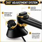 Solis Crash — 360-degree adjustment: hook length, swivel joint and ball base
