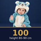 Solis Critter Onesie Blue Hamster — size 100 · height 80–90 cm
