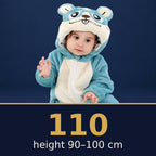 Solis Critter Onesie Blue Hamster — size 110 · height 90–100 cm