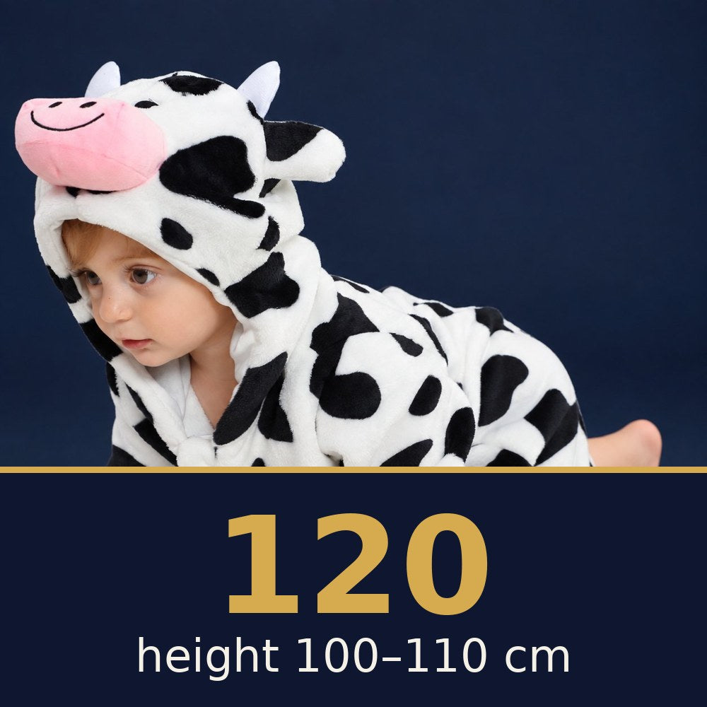 Solis Critter Onesie Cow — size 120 · height 100–110 cm