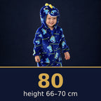 Solis Critter Onesie Dino Print — size 80 · height 66–70 cm