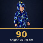 Solis Critter Onesie Dino Print — size 90 · height 70–80 cm