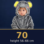 Solis Critter Onesie Elephant — size 70 · height 56–66 cm